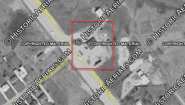 Johnsons Drive-In - 1967 Aerial - Expanded (newer photo)